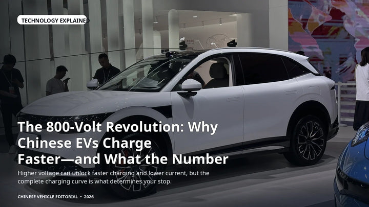 The 800-Volt Revolution: Why Chinese EVs Charge Faster\u2014and What the Number Does Not Tell You