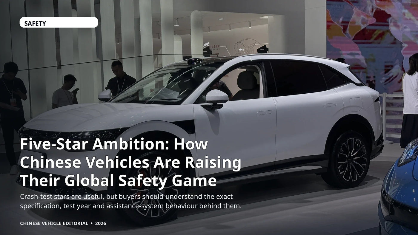 Five-Star Ambition: How Chinese Vehicles Are Raising Their Global Safety Game