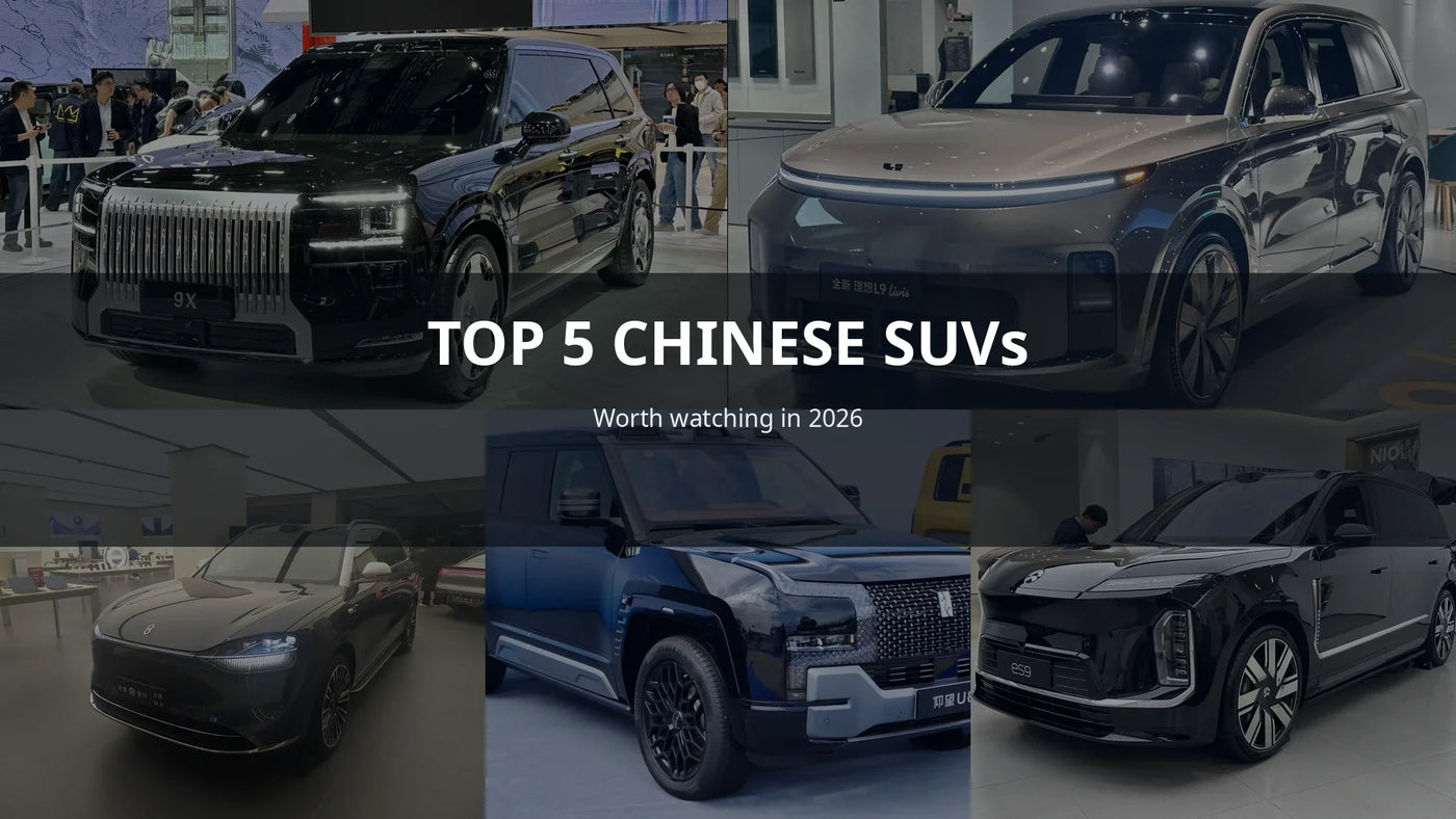 Top 5 Chinese SUVs Worth Watching in 2026