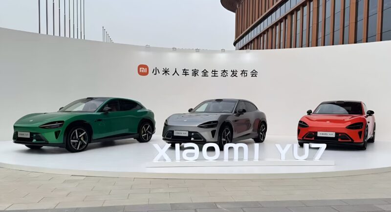 Xiaomi YU7 Pro three-color launch lineup